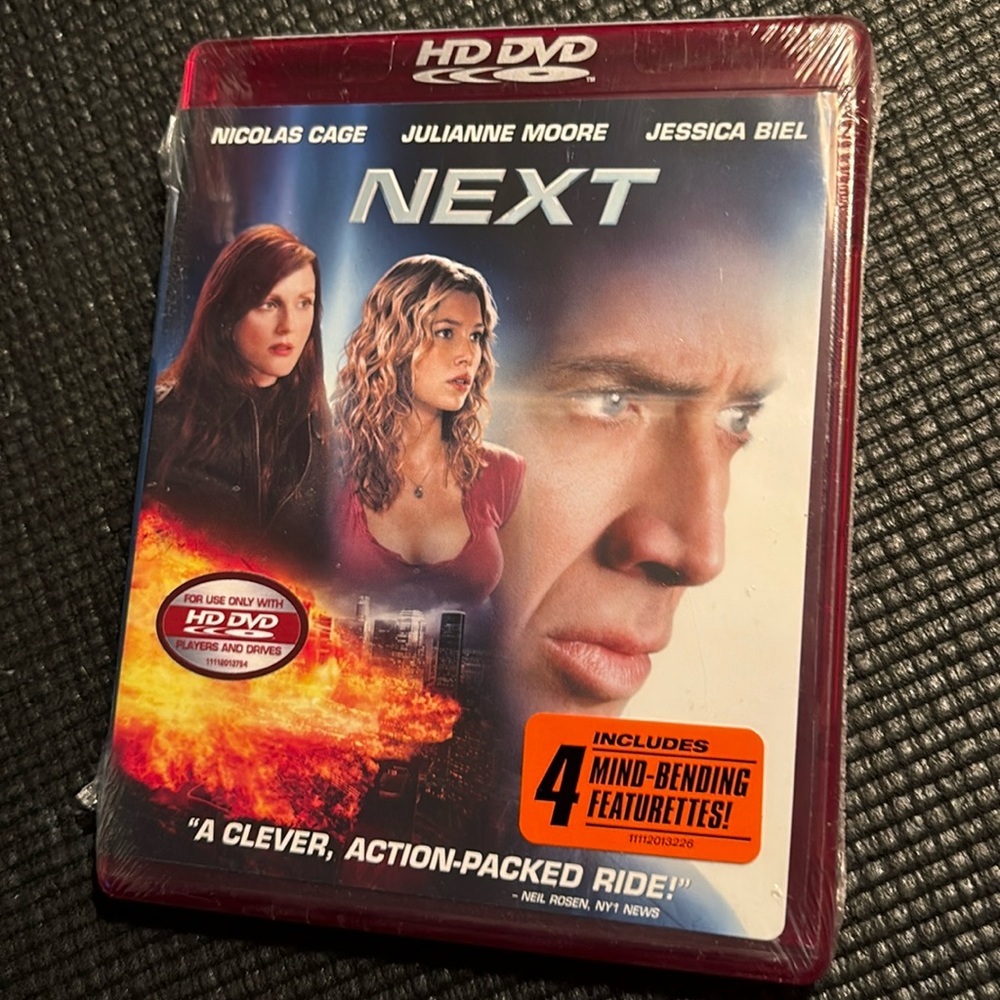 Next movie HD DVD